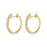 Essential Diamond Hoop Earrings - Dracakis Jewellers